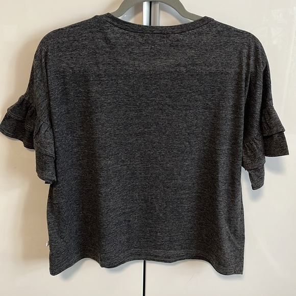 NYTT Cotton T-Shirt Frill Arm NWOT, Size M - Picture 6 of 8